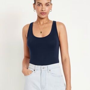 Old Navy First Layer Navy Blue Scoop Neck Women's Tank Top size M NWT